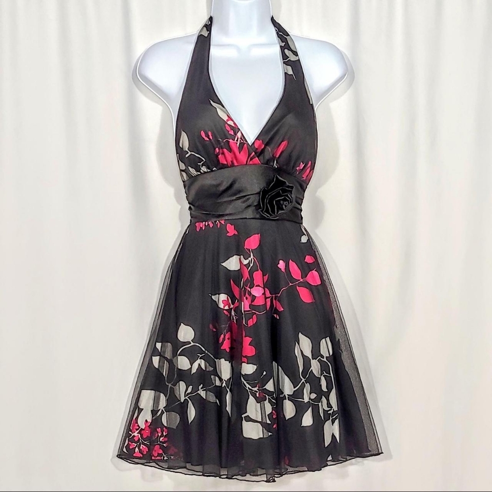 2000s vintage Speechless halter dress